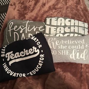 Teacher tee bundle